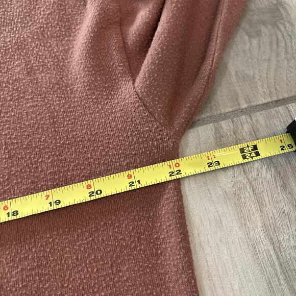 Alo Yoga Womens Sz Small Orange Oversized Crewneck Sweatshirt Fleece - Picture 5 of 7